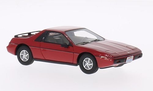 Pontiac Fiero 2M4, red, 1984, Model Car, Ready-made, BoS-Models 1:43