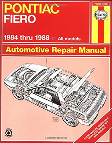 Pontiac Fiero ’84’88 (Haynes Repair Manuals)