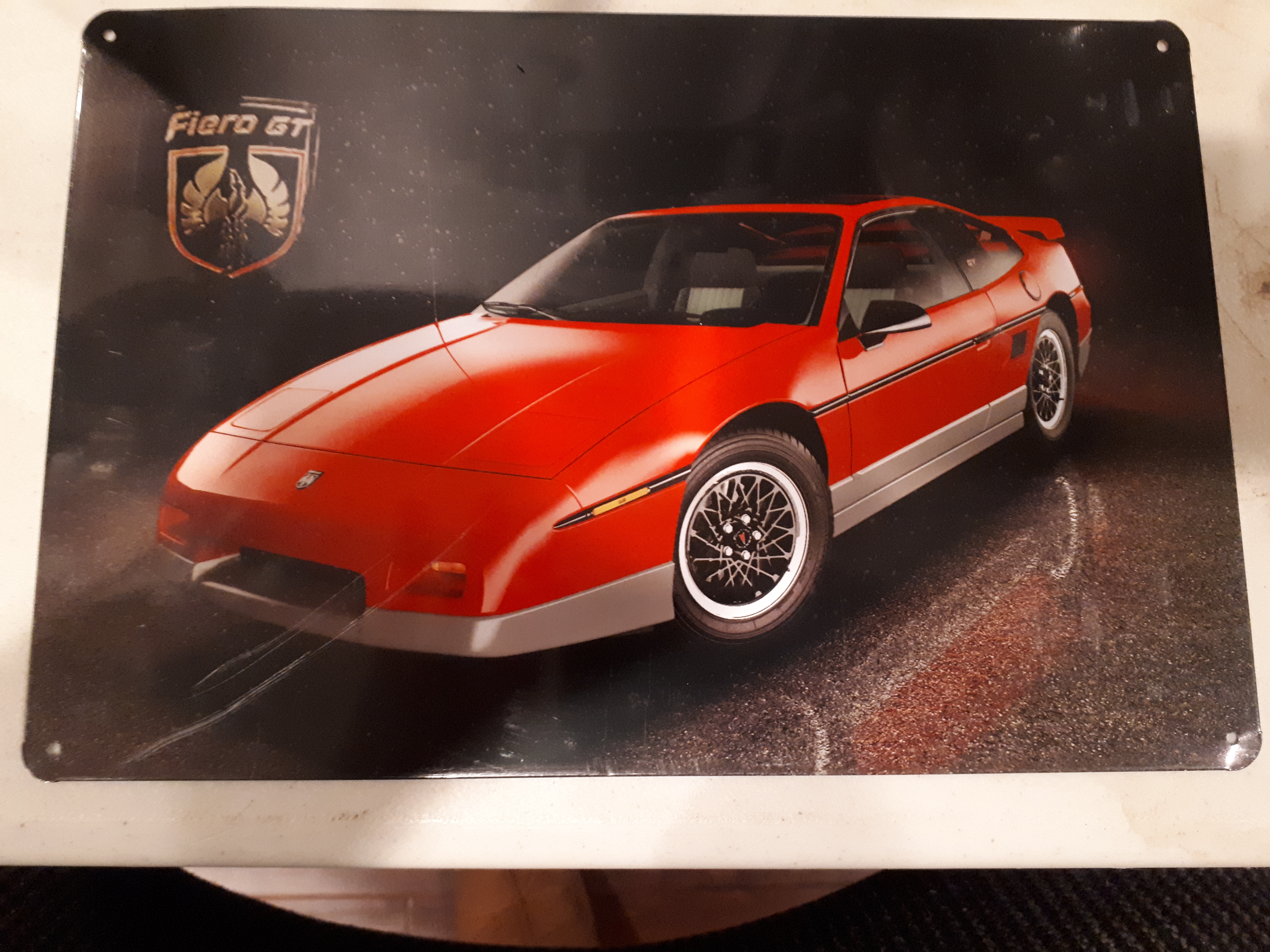 Fiero GT Metal Sign