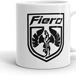 Pontiac Fiero Logo Mug 11 oz (B&W)