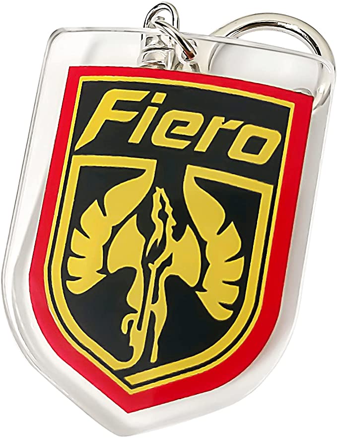 Pontiac Fiero Acrylic Emblem Key Chain